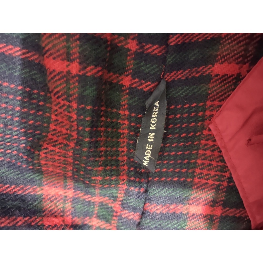 Rock Creek Parka Jacket M Mens Gorp Core Cabin Retro Pink Plaid Lined Hooded Y2K - Picture 12 of 15